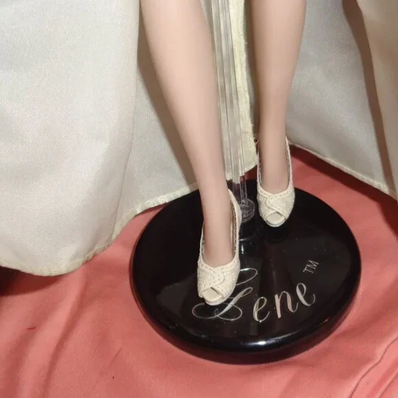 NEW-SIMPLE ELEGANCE CREAM GOWN ENSEMBLE FOR GENE MARSHALL-